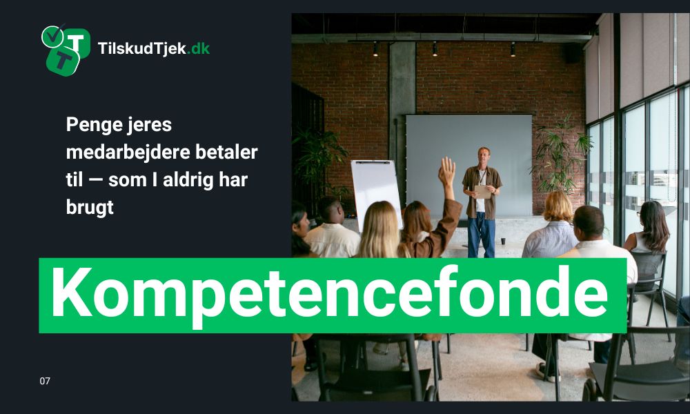 Competence funds: Money you pay into — that you've (probably) never used