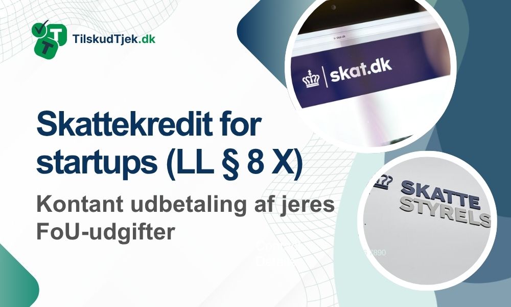 Tax credit for startups (LL § 8 X): Cash payout of your R&D expenses