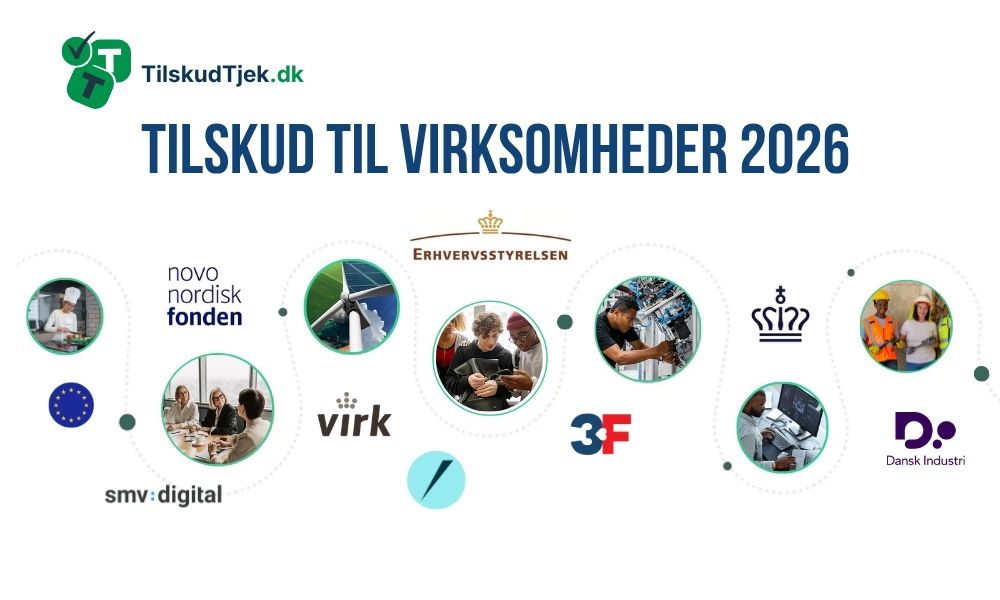 Tilskud til virksomheder 2026: Komplet overblik over alle programmer